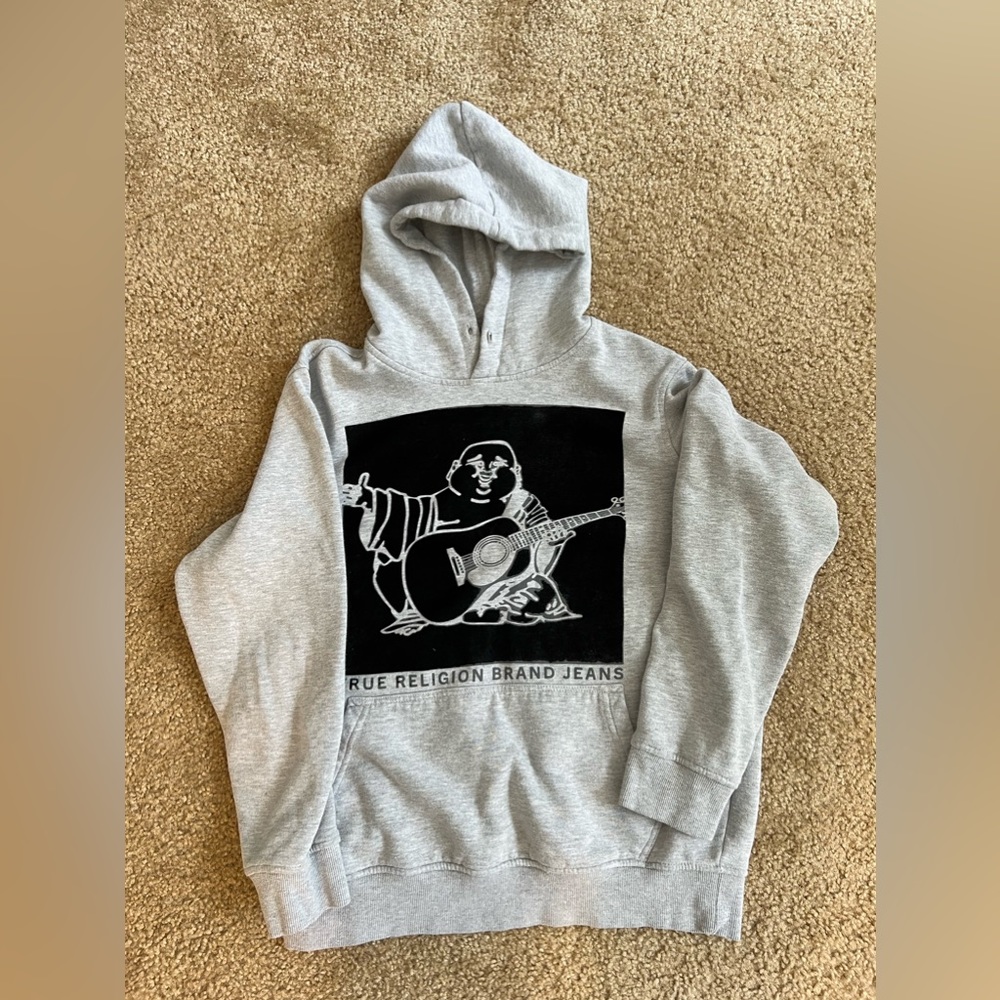 True Religion Men’s sweatshirt hoodie Size Medium